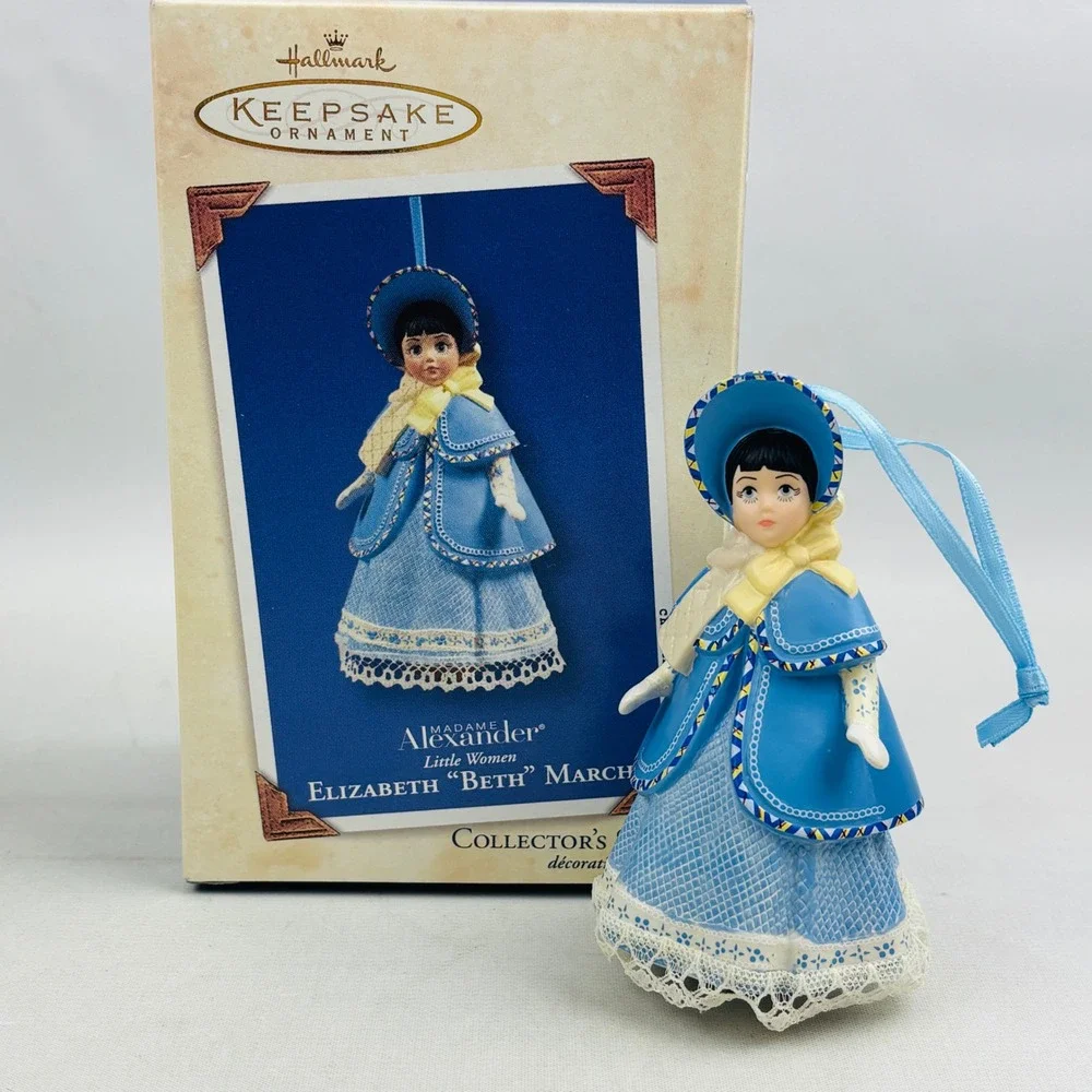 Hallmark Madame Alexander Elizabeth Beth March‎ Little Women Ornament 2003